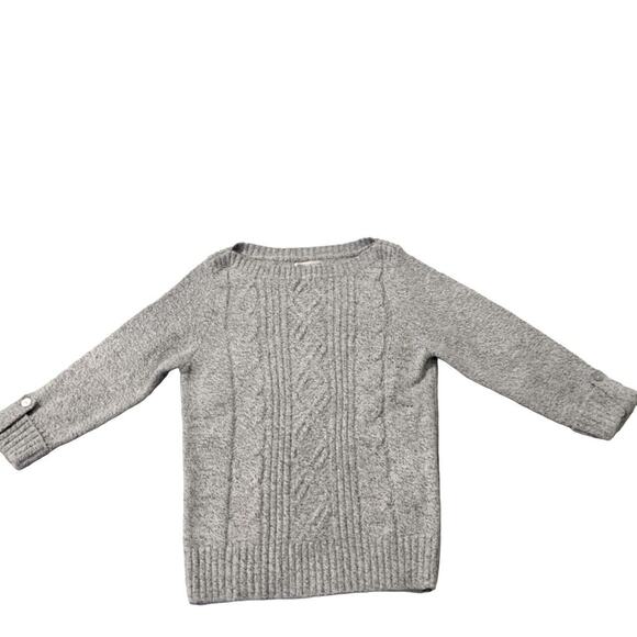 Rebecca Malone Lavender Fleck Cable Knit Sweater Small Acrylic Blend CozyCore - Picture 3 of 10